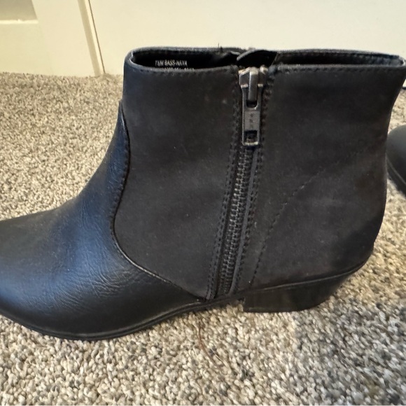 Ecco Women’s Booties 7.5 Zip Sides Black Bass Naya  Zip Sides - Picture 4 of 9